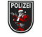 Patch Force - Polizei Weihnachtspatch (farbig) - Als Abzeichen für Polizeiuniform, Schutzweste, Einsatztasche, Jacke, Kostüm oder Rucksack - 3D rubber klett patch