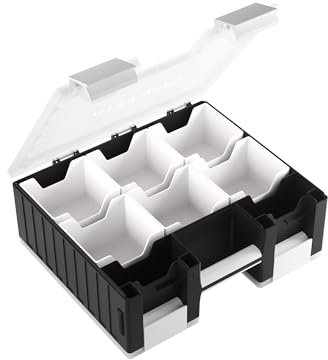 Gamegenic, Game Castle Black/White/Clear, Aufbewahrungstasche für Karten und Spielzubehör mit optionalem Schultergurt