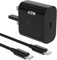 KP TECHNOLOGY 45W Super Fast Charger for Honor Pad V9 / X8a / 9 / X9 / 8 / X8 / Honor MagicPad 2 / Huawei MatePad 12 X/SE/Pro, (Cable + PD Plug) (BLACK)