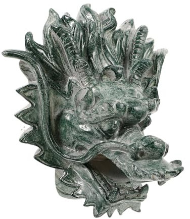 GETAJGHSD Fontana da Giardino con Testa di Drago per Esterni e Interni Decorazione per Muro con Istruzioni di Installazione Facili e Flusso Potente per Atmosfera Rilassante