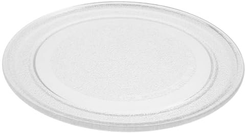 VINTORKY Plato De Vidrio Para Microondas Reemplazo De Bandeja Giratoria De Horno Fácil De Instalar y Limpiar