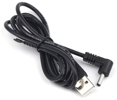 MAIXIANGGUOJI 5V USB to DC Power Cable 3.5 x 1.35mm Charging Power Cord Universal USB to DC Barrel Jack Cable Replacement for Toothbrush HUB Splitter Router LED Lights (Black,1 M)