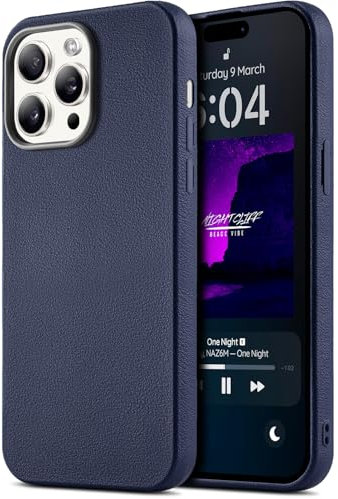 BEZ Cover per iPhone 14 Pro Max, Custodia per Telefono Morbida TPU Ultra Sottile Protettiva Compatibile con iPhone 14 Pro Max, Protezione Antiurto, Blu Scuro