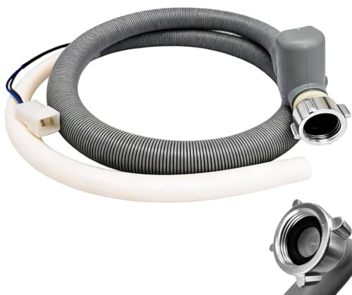 Aquastop Schlauch Spülmaschine, 1,85M Universal Aquastop Zulaufschlauch Inlet Hose für Waschmaschine, Dishwasher