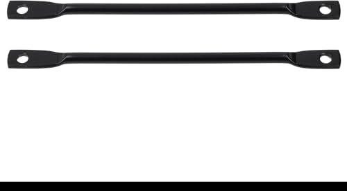 Fahrrad Gepäckträger Befestigungsstreben 90 mm – Stahl Gepäckträger Streben mit Gewindeösen – Ersatz- & Nachrüstset, 1 Paar