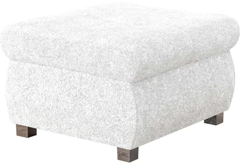 Mirjan24 Polsterhocker Sitzbank Orkan klein Hocker Sitzhocker Modern Pouf Fußbank Sitzmöbel 60x60 (Fredo 25)