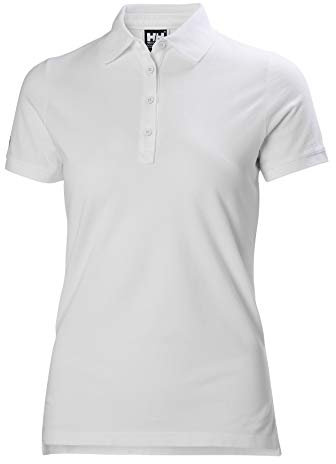 Helly Hansen Women's W Crew Pique 2 Polo, White, L