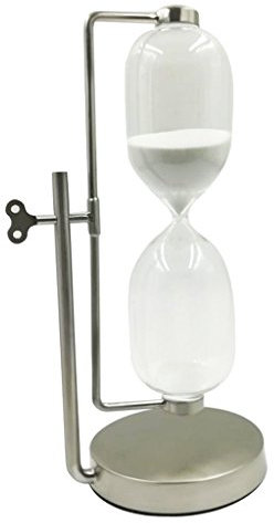 Tubayia 60 Minuten Drehende Sanduhr Lern-Timer Yoga Timer für Haus Deko Spielzeug Geschenk