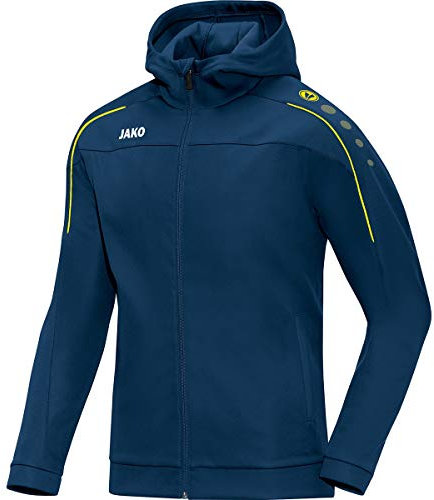 JAKO Classico Kapuzenjacke Damen BlauGelb, 44 Damen