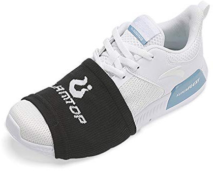 Lamantop Schuhsocken für Tanz, stark von Zumba Zubehör, tragbare Tanzsohle, Kontrolle, Über-Sneaker, Schuhschieber, glatten Oberflächen für Männer und Frauen, 1 Paar (schwarz).