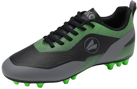 JAKO Unisex J-SFG Twist Fussballschuh, Jet Black/neon Green, 46 EU