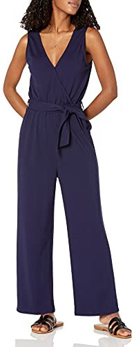 The Drop Combinaison Cache-cœur sans Manches (Grandes Tailles Disponibles) Femme, Bleu Marine, XL