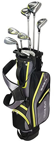 Young Gun SGS X Ace Junior Golf Clubs Set with Bag, Right Hand, Green Ages 12-14