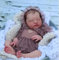 Enjoy with Love Neues 20-Zoll-Silikon-Reborn-Puppen-Kit Laura, unfertige DIY-Puppenteile mit Stoffkörper in frischer Farbe