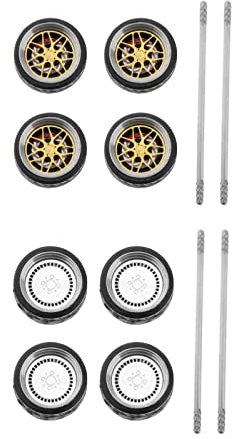 Fonowx 8 Stück Im Maßstab 1:64 Modellauto Rad & Reifen Set Reparatur Zubehör