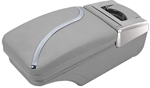 LSGGTIM Bracciolo per console centrale, con vano portaoggetti, per bracciolo auto, universale, per bracciolo centrale, in plastica, per auto, furgoni SUV, senza fori