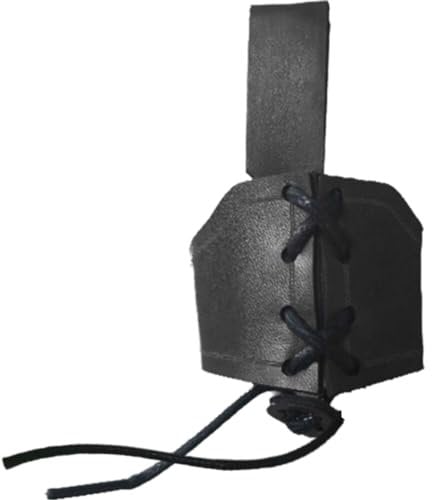 Fituenly Viking Drinking Horn Leather Case Holder Viking Mug Holder Horn Cup Sleeve Beer Holster Belt Tankard Hanger Belt Medieval Attachment
