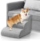 SenDeluz Scale per Cani, Scala Antiscivolo per Animali Domestici, Scale per Animali Domestici in Schiuma ad Alta densità, Scala per Animali Domestici con Rivestimento Lavabile per Cani e Gatti