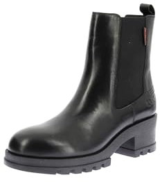 Kickers Kick Stretch, Stivali Chelsea Donna, Nero, 41 EU