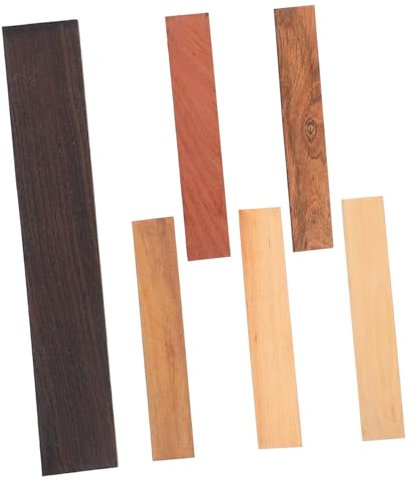 BESTonZON 6 Stück Holzbrett Für DIY Befestigung Holzverkleidung Holzstücke Hackschnitzel Anleitung Broschüre Strukturiertes Holzbrett Holzbrett Holzbrett Für DIY Gartenbank Macaron