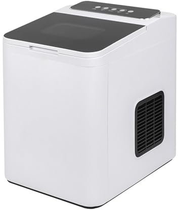 FaosTEQ Portable Ice Maker, Small Mini Manual Home Ice Cube Machine, Ice Makers Countertop, Bullet Ice Cubes Maker, Nugget Ice Maker Countertop, Self-Cleaning Ice Machine,Europeanstandard220V~50Hz