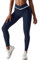 Workout-Leggings, Dehnbare Yoga-Hose mit Hoher Taille und Bauchkontrolle, Stilvolle Laufschuhe für Damen (XL)