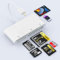 SD Card Reader for iPhone, 5-in-1 Multi iPhone Memory Card Reader for XD, CF, SD, TF, MS Cards, SD Memory Card Reader Adapter for iPhone 14/14 Pro/14 Pro Max/13/12/iPad, Plug and Play
