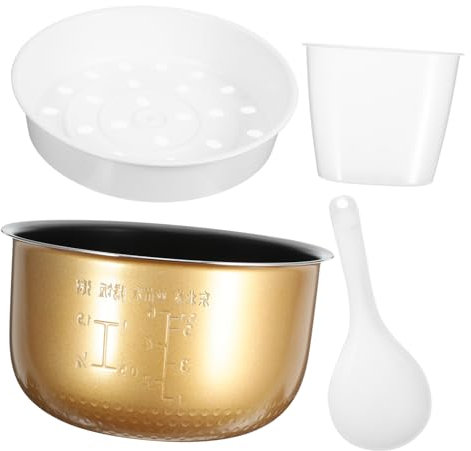 TIDTALEO Olla Antiadherente para Arrocera de Recipiente de Repuesto para Cocinar Arroz y Compatible con Cocinas Eléctricas para Hogar y Hostelería