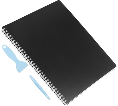 HIAKDOFT Wiederverwendbares Stickeralbum Set Großer Sammelordner mit Blanko Seiten Transparentem Einband und Organizer für Erwachsene zur Stickeraufbewahrung