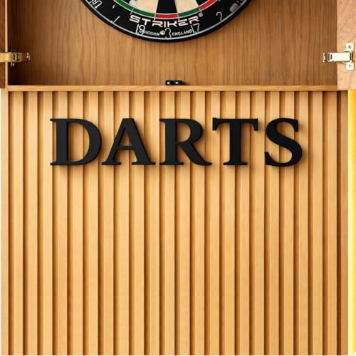 DARTS 3D Wall Letters Sign Man Cave Games Room Dartboard Dad | Freestanding or wall mounted, Room decor, Father's Day gift, Durable display sign