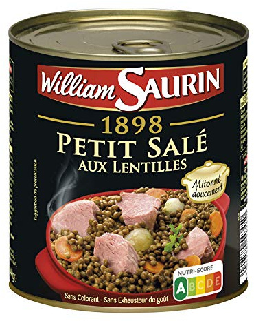 William Saurin Petit Salé aux Lentilles 840 g