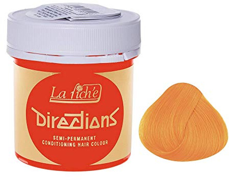 8 X La Riche Directions Semi-Permanent Hair Color 88ml Tubs - Apricot