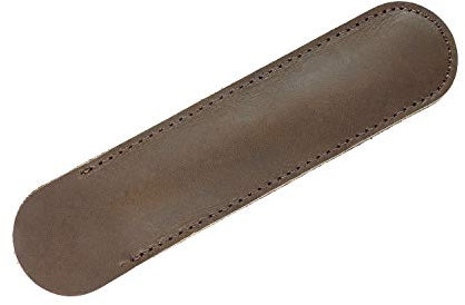 Weiches Leder Stifteetui 15cm x 3,5cm / 4,2cm braun