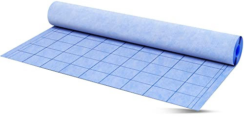 Bauhandel24 - Abdichtungsbahn D11 1m², Abdichtbahn Dusche, Dichtfolie Bad, Dichtbahn Duschelement