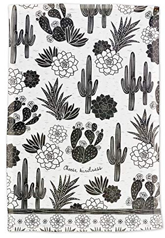 Karma Gifts KA101932 Boho - Paño de Cocina (algodón), diseño de Cactus