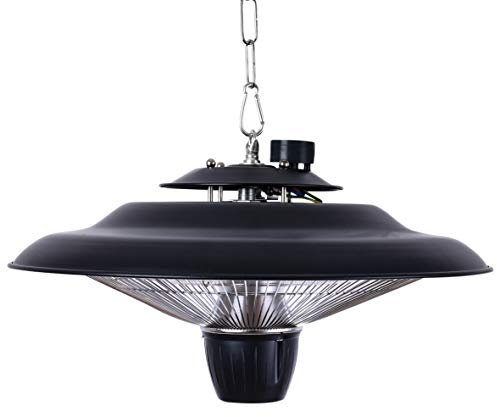 SORTFIELD Electric Patio Heater, 2000W,Ceiling Mounted, Outdoor or Indoor Use …