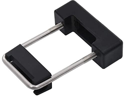 vidaXL U-Bügel mit Kunststoff für Zaunpfosten 25 Sets Stabmatten Gittermattenverbinder Verbinder Doppelstabmatten 60x40mm Edelstahl