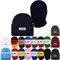 PGwear Mütze und Sturmhaube 2 in 1 schwarz weiß rot blau gelb grün (Navy)