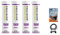 Precision Hydration Electrolyte Tablets - 4 Tubes of 10 x Tabs (1500 Strength). Bundled with a Pack of VPoint Leisure Elastic No-tie Reflective Shoe Laces