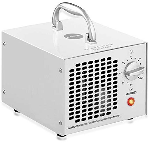 Macom Generatore Timer. Produzione di ozono 5.000 MG/h, Bianco, 1,56 kg