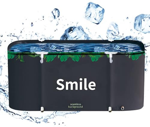 Baignoire pliante portable pour baignoire, baignoire de bain respectueuse de l'environnement pour cabine de douche, épaississement avec mousse thermique pour garder la température (XL arbre vert)