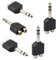 GELRHONR Adaptateur 6.35mm stéréo vers 2X RCA,Prise Jack stéréo TRS de 6,35 mm vers Dual fiches Femelles Phono RCA-5PCS