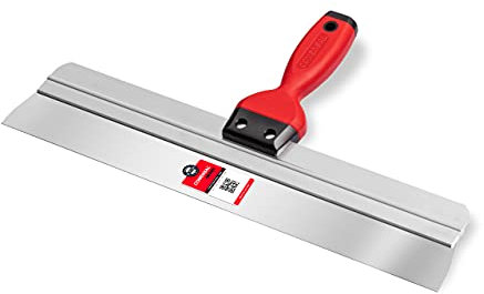 COMENSAL Flächenspachtel 450 mm - Profi Fassadenspachtel Edelstahl - Ergonomischem Griff - Rakel Spachtel - Made in EU