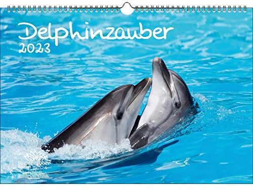 Delphinzauber DIN A3 Kalender für 2023 Delfin Delphin - Seelenzauber, mehrfarbig, KN2023-3W-0004-D-0