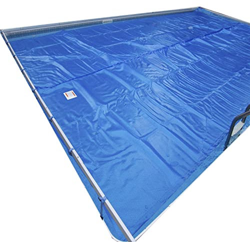MLYY Bâches Solaires Piscine Couvertures solaires pour Piscine enterrée Hors Sol, Petits Tapis de bâche Thermiques rectangulaires, pour piscines Spa, Bleu, 2 3 4 5 6 m de Long (Size : 2mx2m(7ftx7ft))