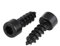 CONPHERON Viti Autofilettanti a Esagono Incassato Nero Viti a Brugola 8.8 Ad Alta Resistenza Viti per Legno M4×25mm, 40 pcs