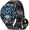 Montre Connectée Homme avec Appel Bluetooth,1,32'' Smartwatch pour Android iOS Podometre Sport Cardiofrequencemetre, Montre Intelligente 20 Modes Sport Etanche IP68 Bracelet Connecté Chronometre