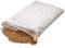 GIRAFFENLAND Bio-Hirsekissen 40x60cm - Kopfkissen - Steppware weiß + Bio Füllung + mit Bio-Inlett