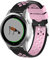 Wownadu Bracelet Quick Release 18mm Compatible pour Garmin Vivoactive 4S/ Vivomove 3S/ Venu 3S/ Venu 2S, Forerunner 255S/ 255S Music/ 265S Bracelets Rose Noir Remplacement Silicone Sport Bands Strap