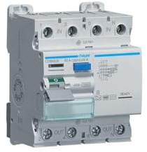 Fehlerstromschutzschalter 4p 10kA63A30mA TypB CDB663E 3250611627869 Hager